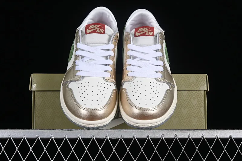 All categories Air Jordan Jordan series basketball shoes Air Jordan 1 Low Pure original Air Jordan 1 Low OG GS "Chinese New Year" AJ1 Joe 1 Dragon Year zodiac color low-top cultural casual sneakers FQ6593-100